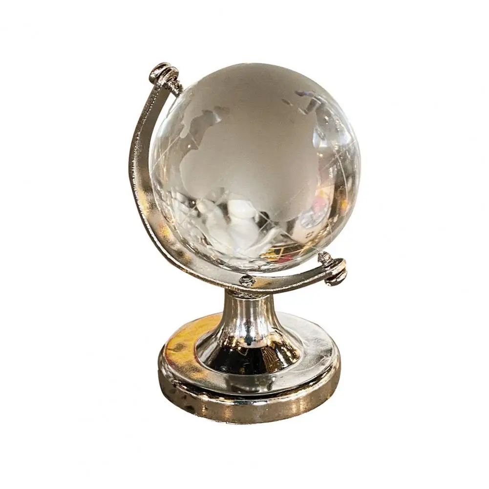 

Round Earth Globe Mini for Office Artificial Crystal Sphere Ball decoración hogar