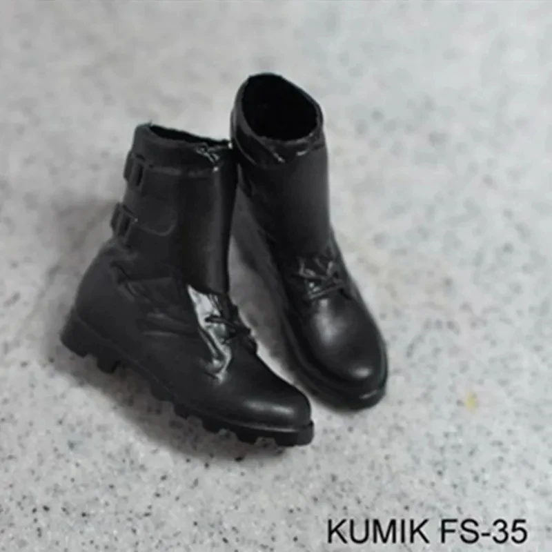 Фото Kumik 1/6 женские ботинки для солдат, черная обувь, женские ботинки, модели для 12 дюймовых солдат, модели игрушек, женская обувь №3