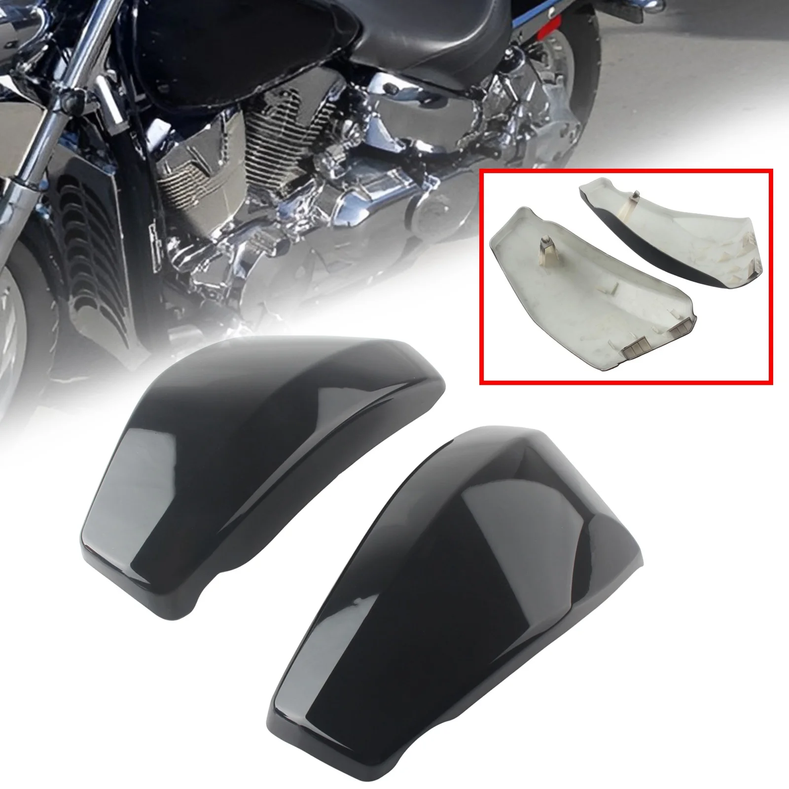 Фото 2 шт. боковых накладок из АБС-пластика для мотоциклов Honda Shadow Sabre VTX 1300 R/S/C/T /Retro S/Spoke C/Custom T/Tourer №5