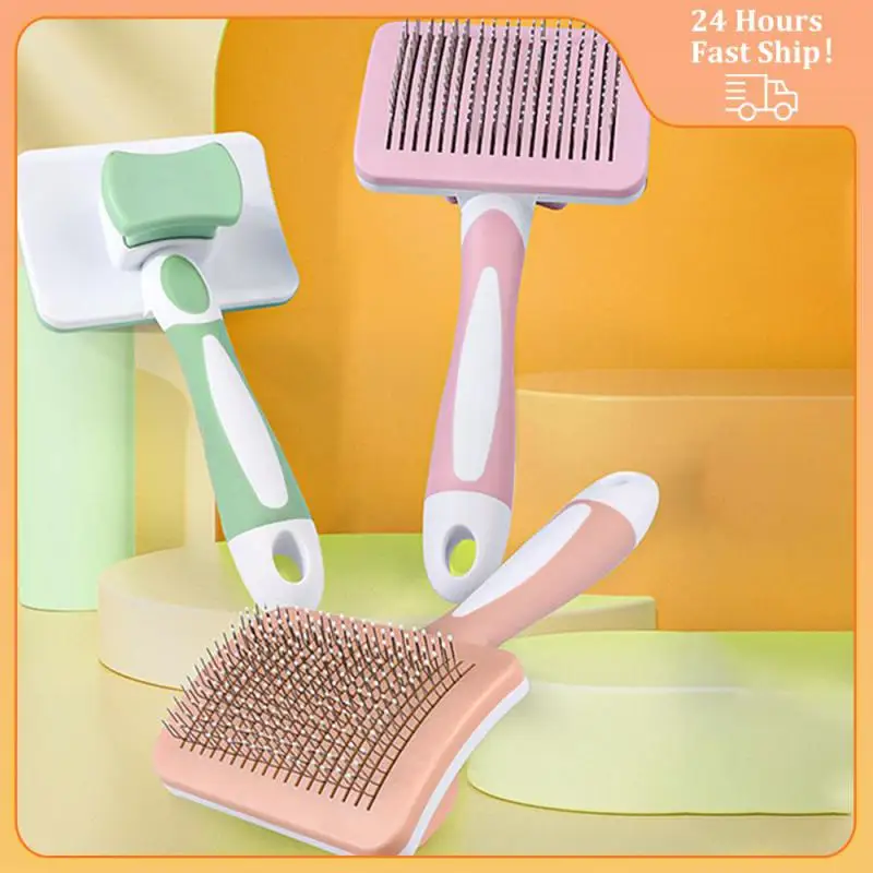 

Pet Hair Shedding Comb Dog Cat Brush Grooming Long Hair Cat Brush Hair Remover Cleaning Beauty Slicker Pet Supplies Nail Clipper