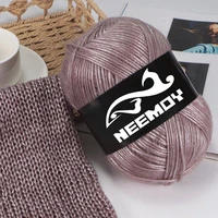 100g ball thick wool thread silk cotton 325m knitting yarn hook needle thread manual knitting diy scarf sweater baby thread