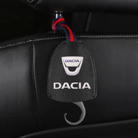 multifunction car styling logo hidden clip back seat hook interior accessories for dacia duster logan mcv sandero stepway dokker
