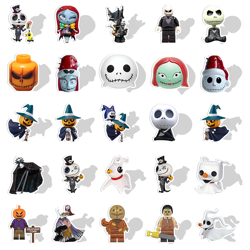 

Disney Trendy Film The Nightmare Before Christmas Characters Acrylic Jewelry Accessory For DIY Earrings 2D Sheets MK495