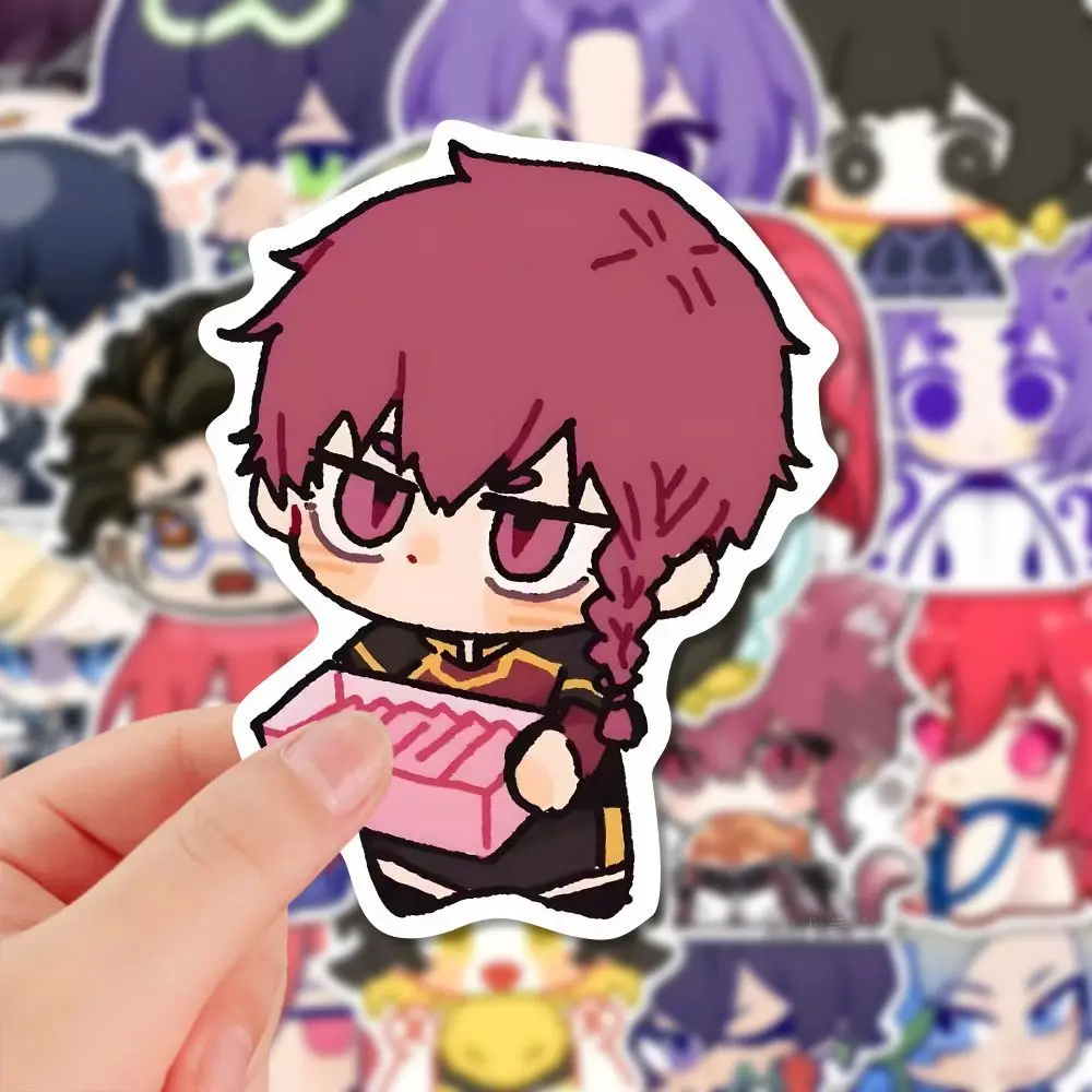 45 шт. синий замок Chigiri Hyoma аниме наклейки мультфильм граффити шлем скейтборд