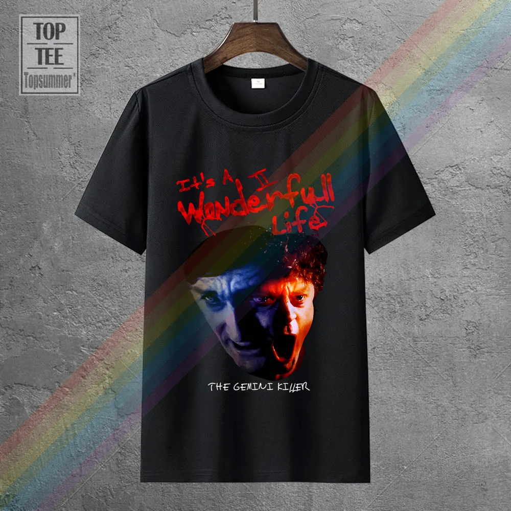 

Экзорцист Iii, футболки с изображением убийцы близнецов, Ретро стиль, забавная модная толстовка, футболка для пар, ужас, Череп, футболки