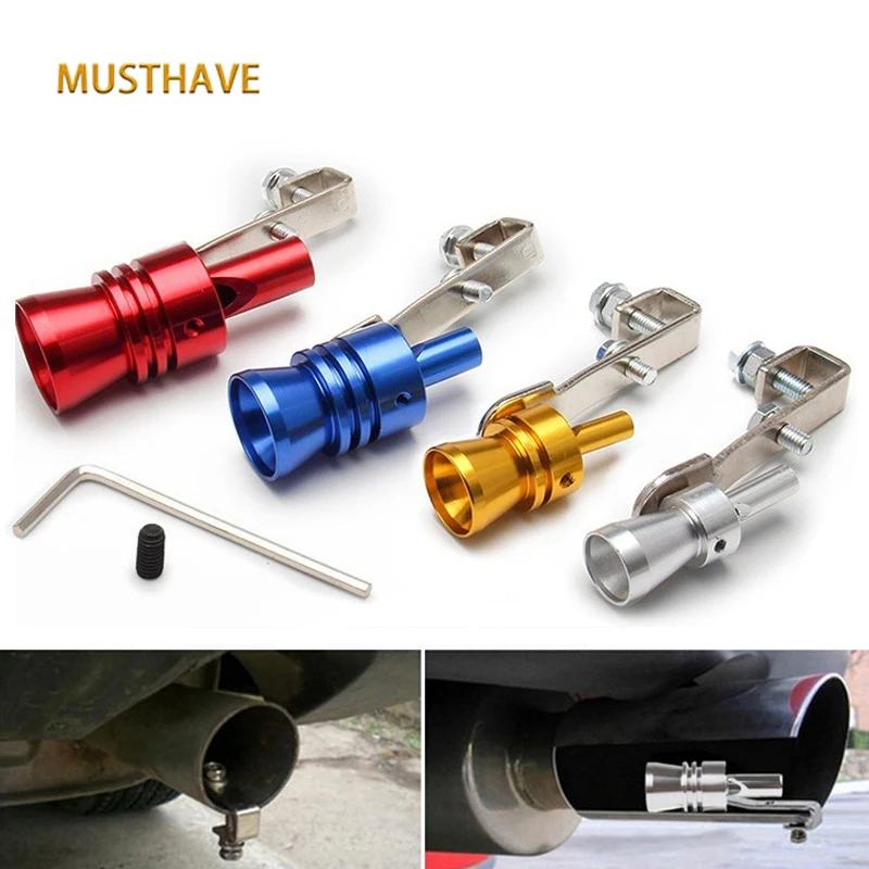 

Universal Stainless Steel Car Turbo Sound Automatic Muffler Exhaust Pipe Blow-off Vale Professional Simulator Whistle