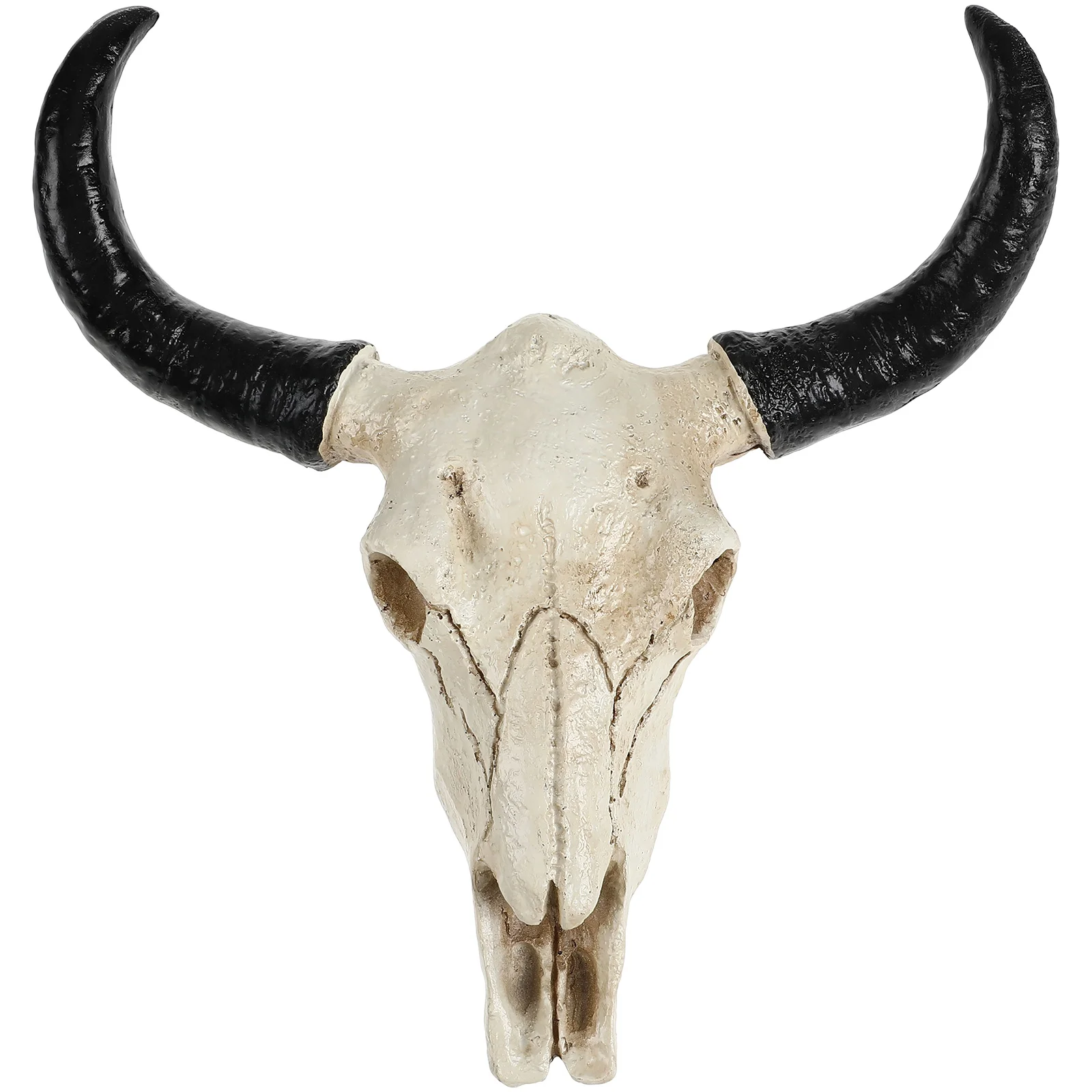 

Decor Wall Cow Head Bull Hanging Horn Animal Longhorn Long Ornament Steer 10Inch