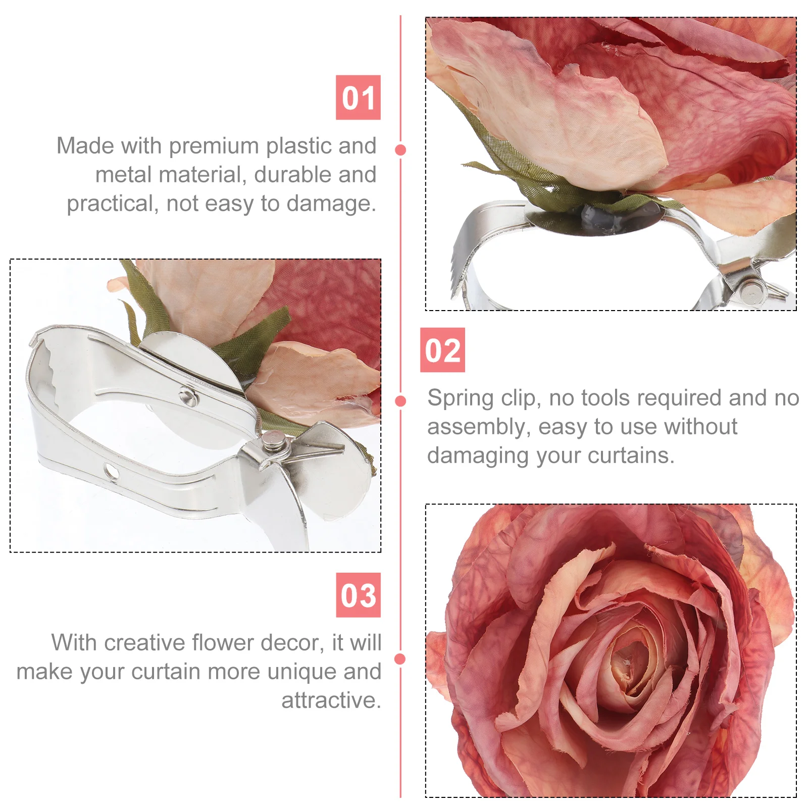 2 шт. занавеска для душа золотые прозрачные шторы пряжка с зажимом крючок в стиле