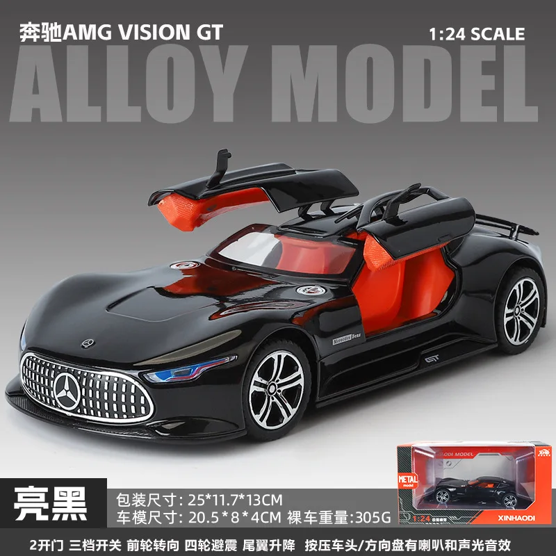 1:24 Mercedes-Benz AMG Vision GT новая концепция спортивный автомобиль металлическая литая