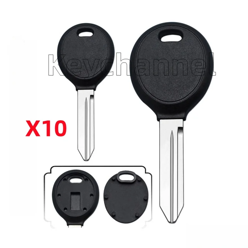10 шт./лот, корпус ключа-транспондер, ключ CY24, лезвие, запасной чип-ключ для Dodge RAM Nitro Chrysler Jeep Compass Patriot Grand