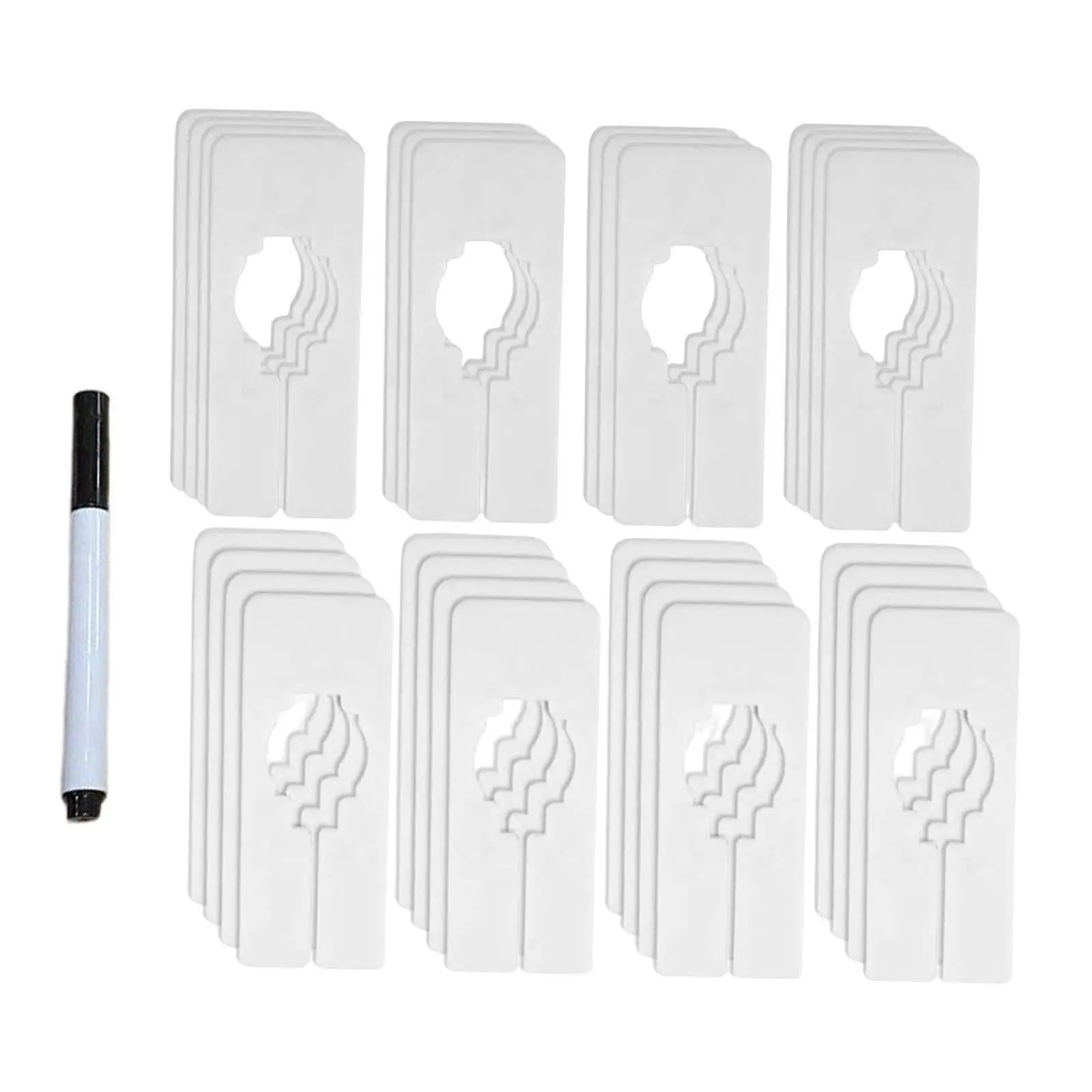 

30 шт., вешалки для одежды, с маркером