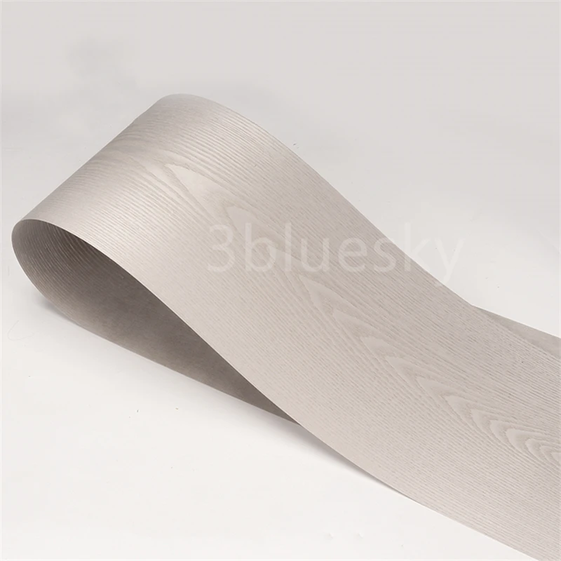 Натуральный деревянный шпон окрашенный серебристо-серый пепельный для мебели