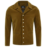 2022 british style mens spring high quality pleuche casual jacketmale slim fit lapel jackets plus size s 5xl