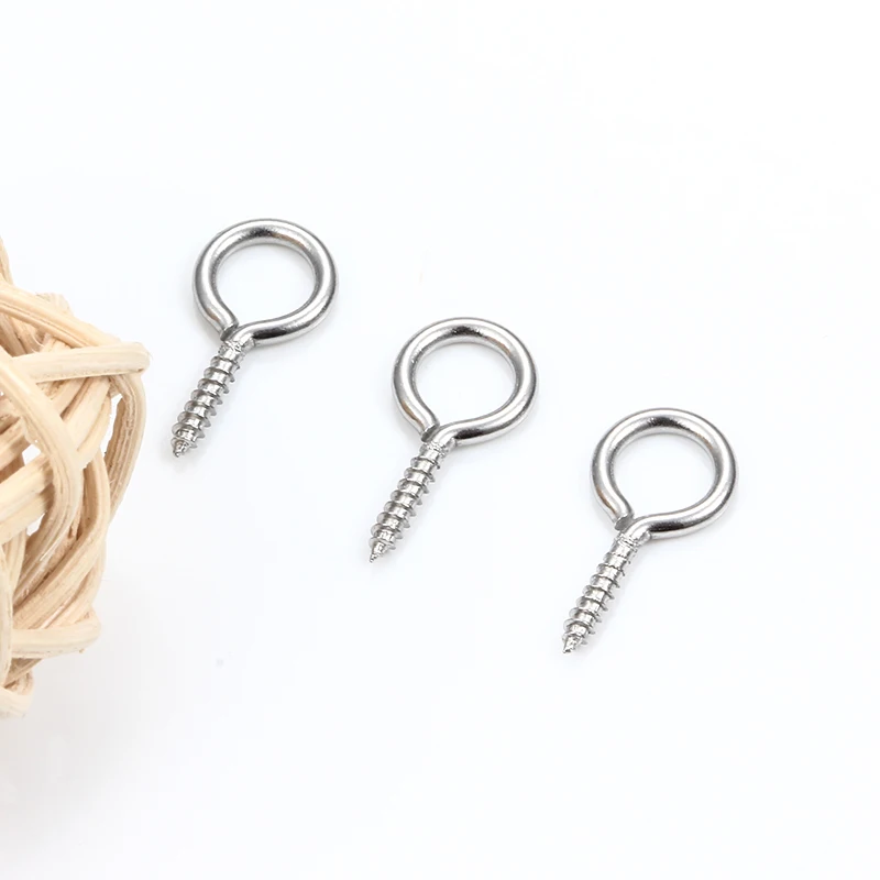 20Pcs/Lot Stainless Steel Sheep Eyes Nail Screw Jewerly Making Supplies Accessorie DIY For Beaded Pendant Fashion Style Ornament