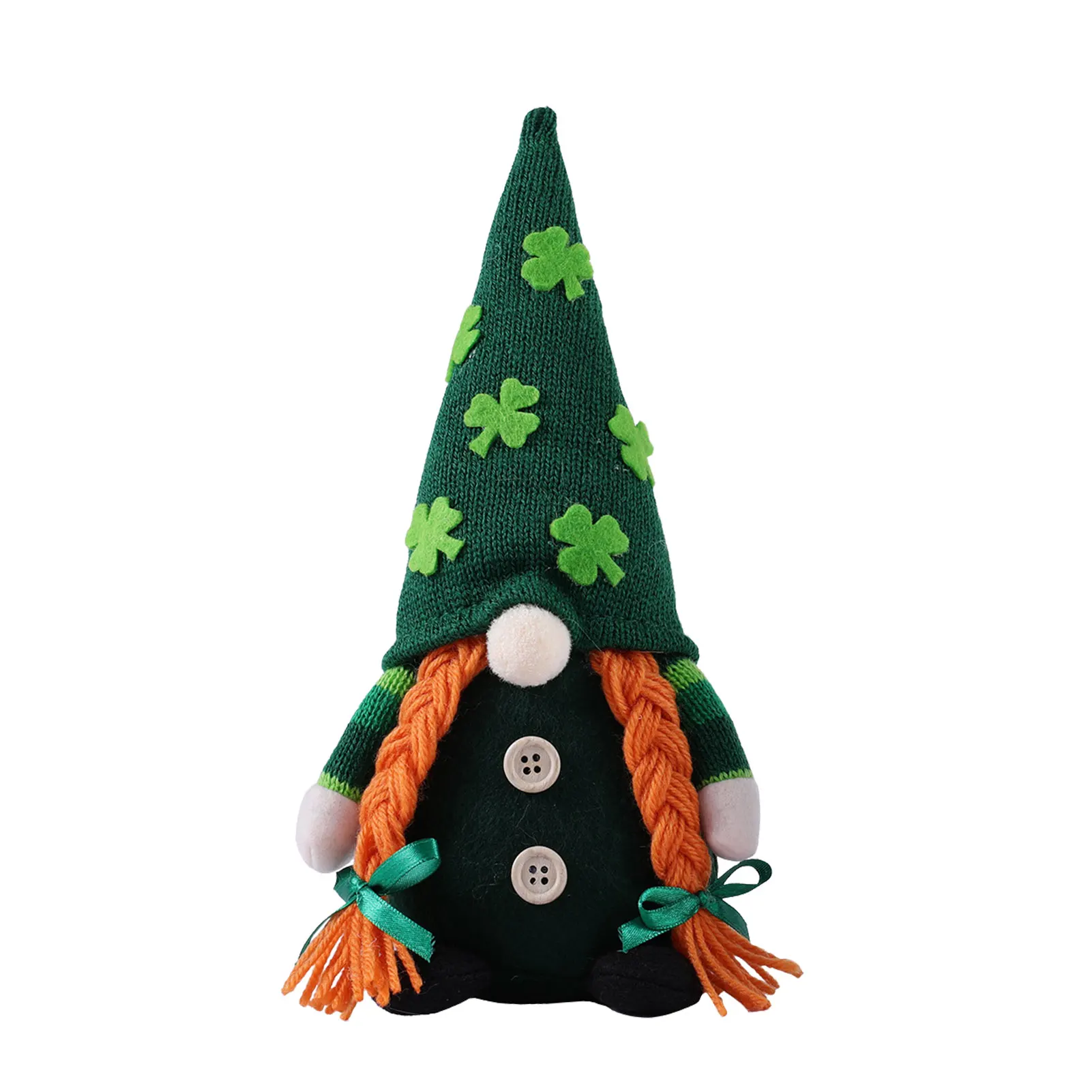 

Irish Gnomes St. Patrick's Day Gnome Decoration Green Plush Doll Handmade Swedish Toy St. Patrick's Day Gnome Elf Dwarf Doll Hom