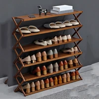 entryway wooden shoe rack storage organizer foldable space saving vertical shoe rack wood zapatero porte chaussures shoes stand