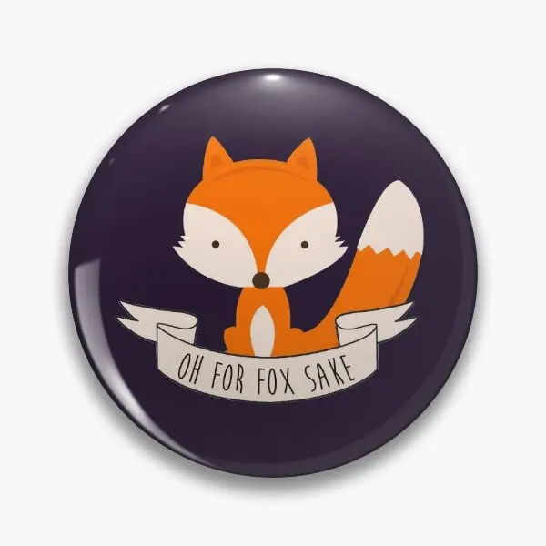 Мягкая булавка для воротника Oh For Fox Sake Подарочная лацкана ювелирное изделие