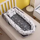 Защитный чехол для новорожденного малыша, подушка, бампер, дорожная кроватка для младенцев, съемная детская кроватка, кровать-гнездо