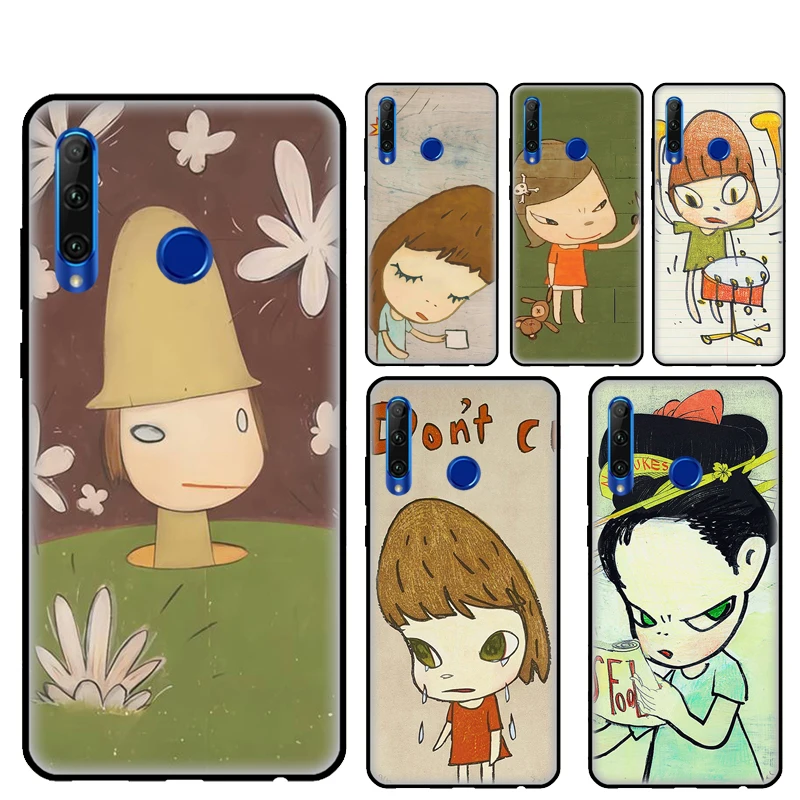 Мультяшный эстетический чехол Yoshitomo Nara для Honor Magic 7 5 6 Lite 50 70 90 200 Pro X8b X9a X8a X8 X9 X9c X9b