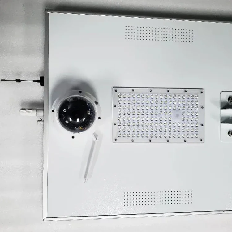 Светодиодный уличный фонарь с наружной камерой видеонаблюдения