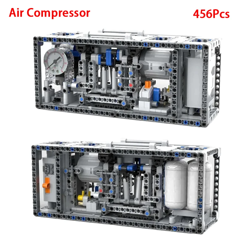 Конструктор MOC пневматическая серия воздушный компрессор сборные