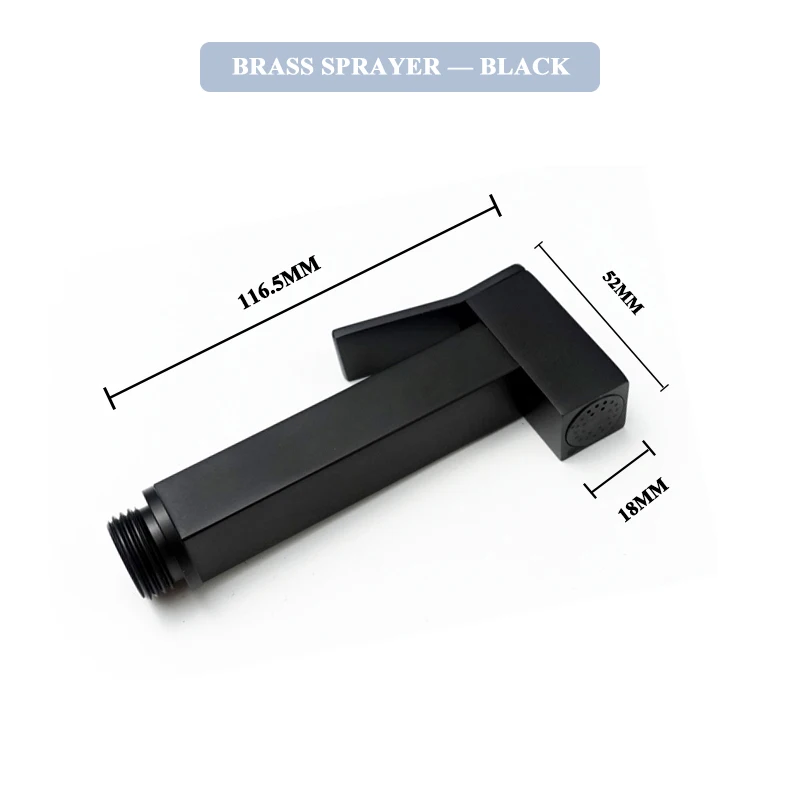 Латунный биде-смеситель золотой/черный/серый