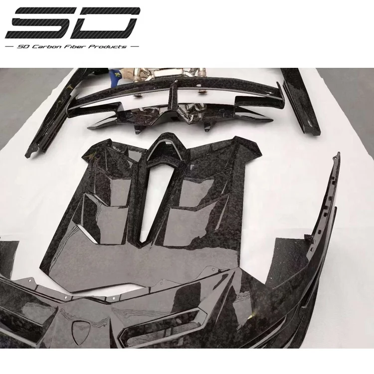 SVJ Style BodyKit 2011-2015 кованый сухой бампер из углеродного волокна для Lambor компьютера