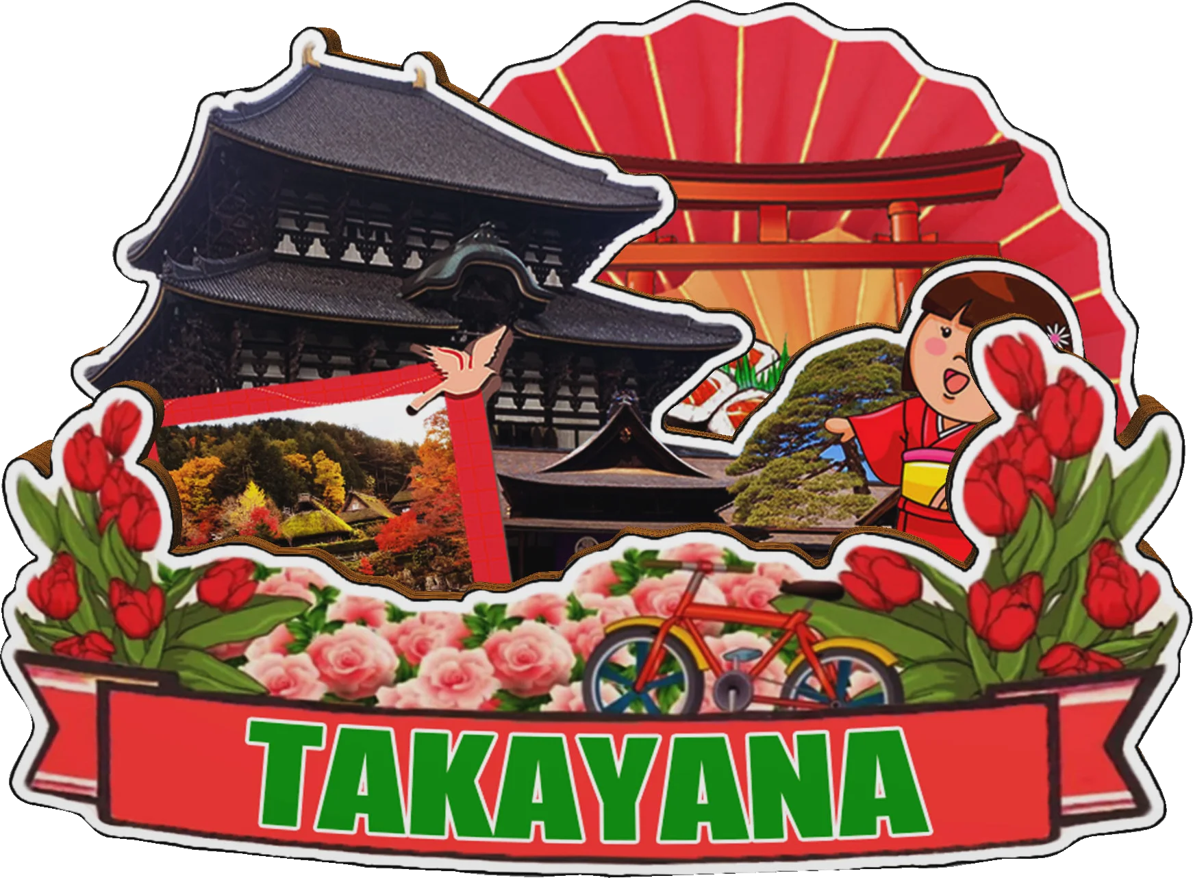 Фото Декоративные магниты для Nikko Okinawa Takfestival Onomichi Mount Fuji Japan City Landmark Travel Уникальные сувениры Наклейки на холодильник №4