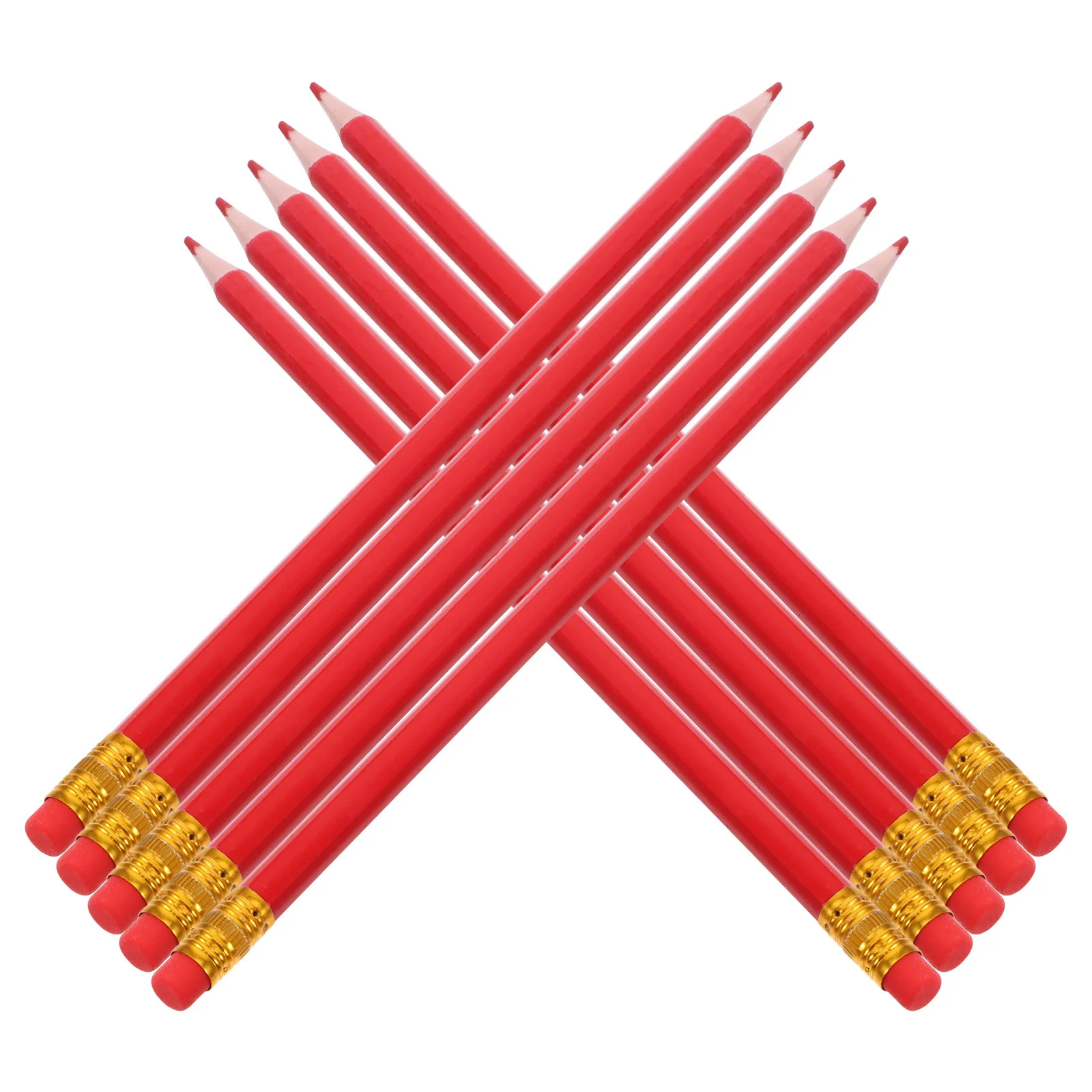 Красные стираемые цветные карандаши 12 шт.