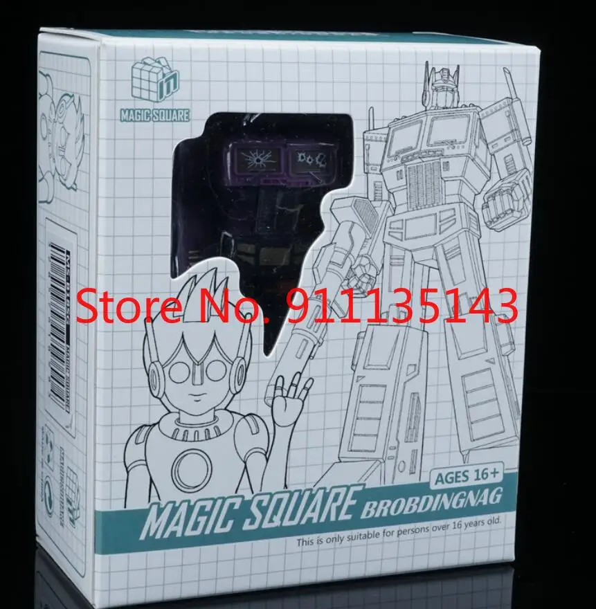 

Magic Square MS-TOYS OP Commander G1, коллекционная экшн-фигурка робота, деформированная, маленького размера