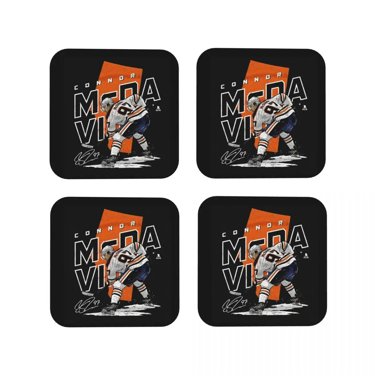 Connor McDavid 97 для Edmonton Oilers вентиляторы подставки кухонные салфетки изоляционные