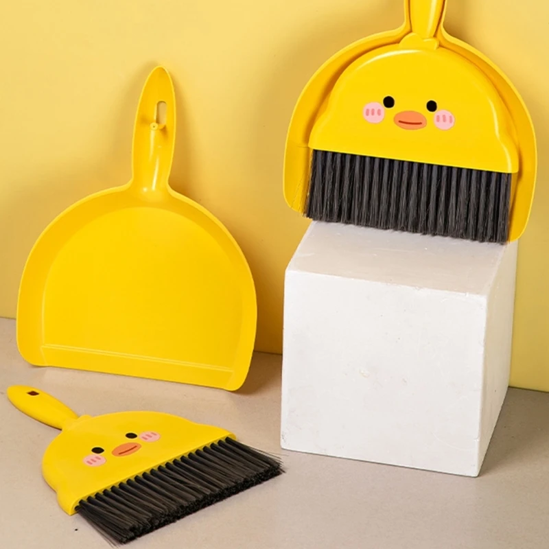 

Mini Broom Dustpan Suit Mini Desktop Sweep Dustpane Accessory Household for Home Dormitory Sofa Dining Table Clean