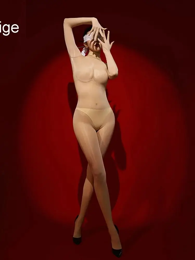 Водолазка с отдельными пальцами боди бесшовный бюст близкий рост женское