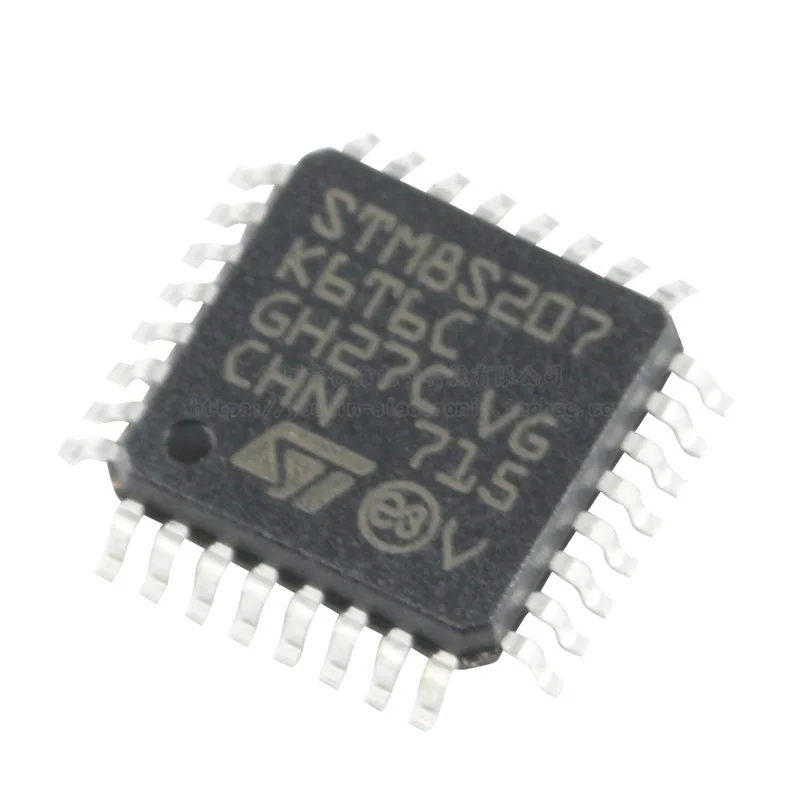 

Original STM8S207K6T6C LQFP-32 24MHz/32KB Flash/8-bit Microcontroller-MCU