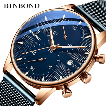 2022 New Fashion Mens Watches Top Brand Luxury Quartz Watch Men Mesh Steel Waterproof Ultra-thin Wristwatch For Men Sport Clock-37248