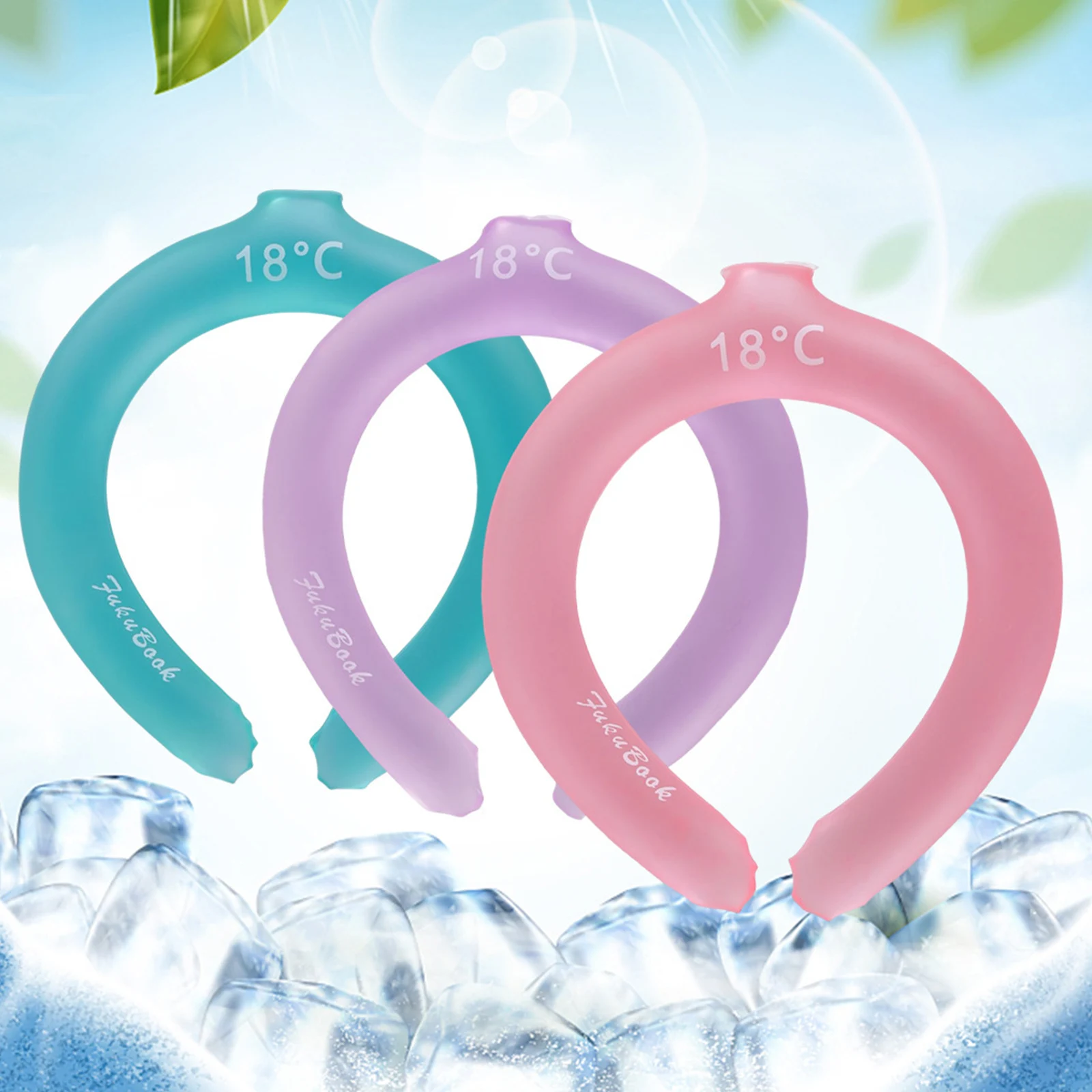 

Прохладная охлаждающая трубка для шеи для летних занятий спортом на открытом воздухе, бега, велоспорта, рыбалки, охлаждающая Шейная Подушка...