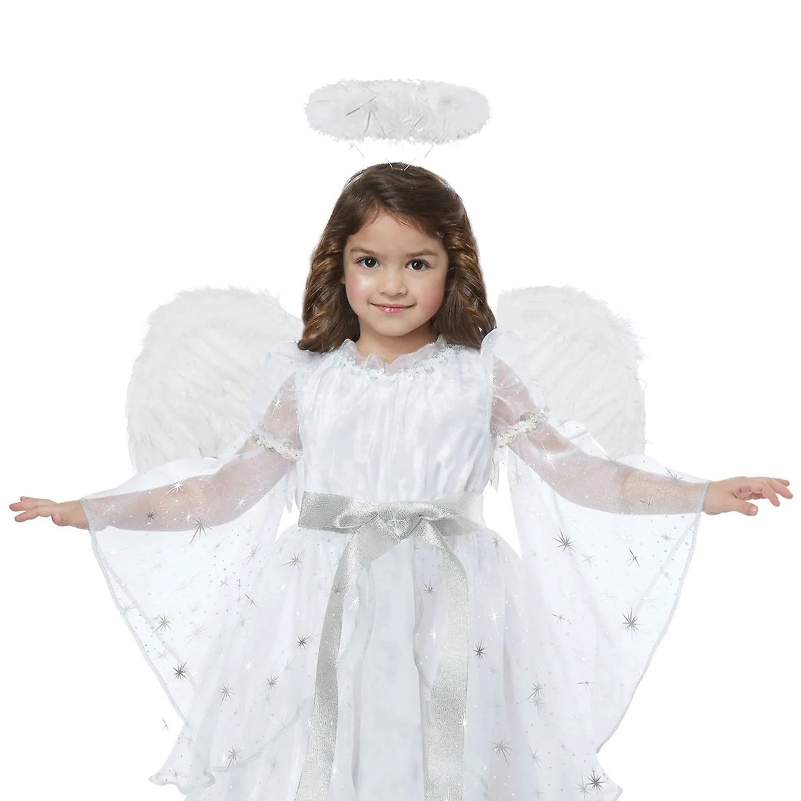 

Fairy Angel Wings for Women Girls Party Fancy Dress Costume Set Christmas Halloween Cosplay Photography Performance Props