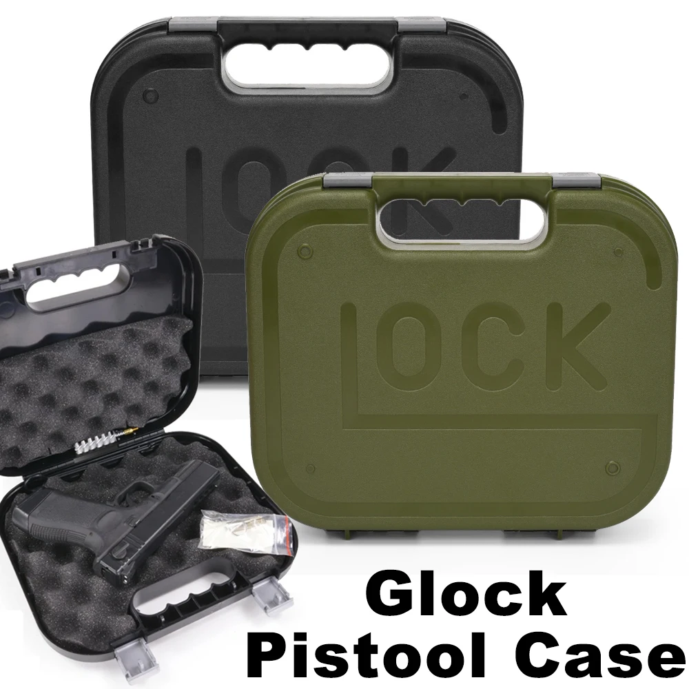 

Tactical Glock Pistol Storage Box Safety Carrying Case Kublai ABS Pistol Suitcase Gun Accessories Hunting Tools Bag 2011/P1/P4