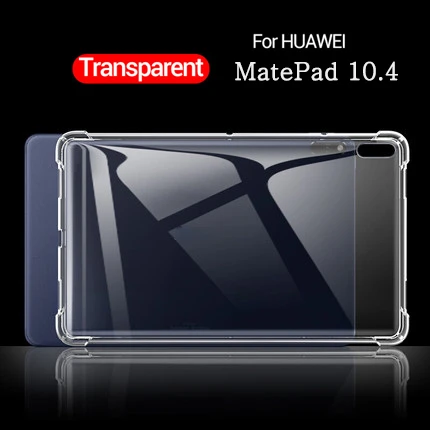 

Силиконовый чехол для Huawei MediaPad MatePad Pro T3 T5 M3 M5 M6 Lite 8,0 8,4 10 10,4 10,8, прозрачная резиновая задняя крышка