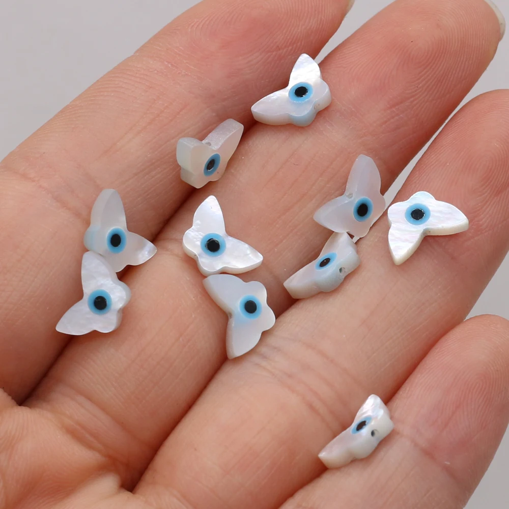 

1PCS Natural Freshwater Shell Butterfly Pendant Beads For Jewelry Making DIY Necklace Earring Accessories Charm Gift Party 6x9mm