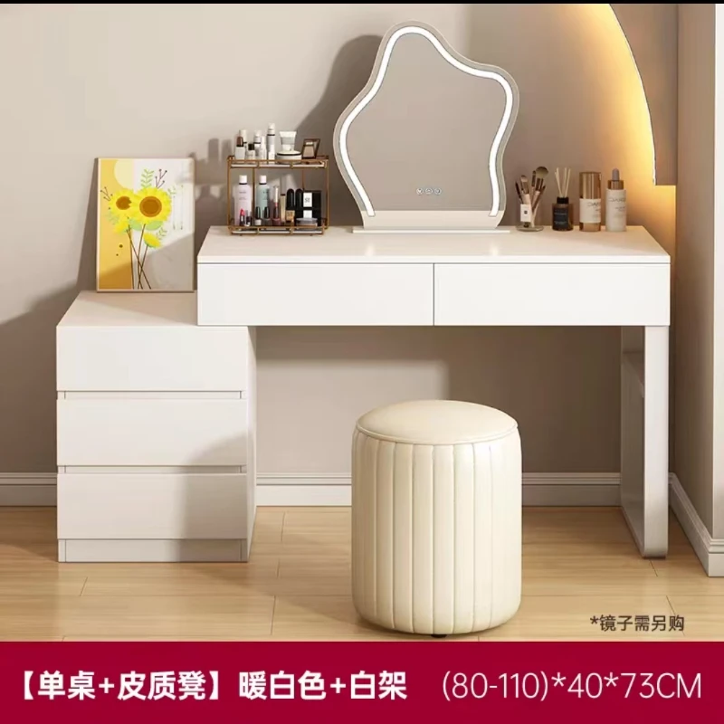 Белый комод с зеркалом