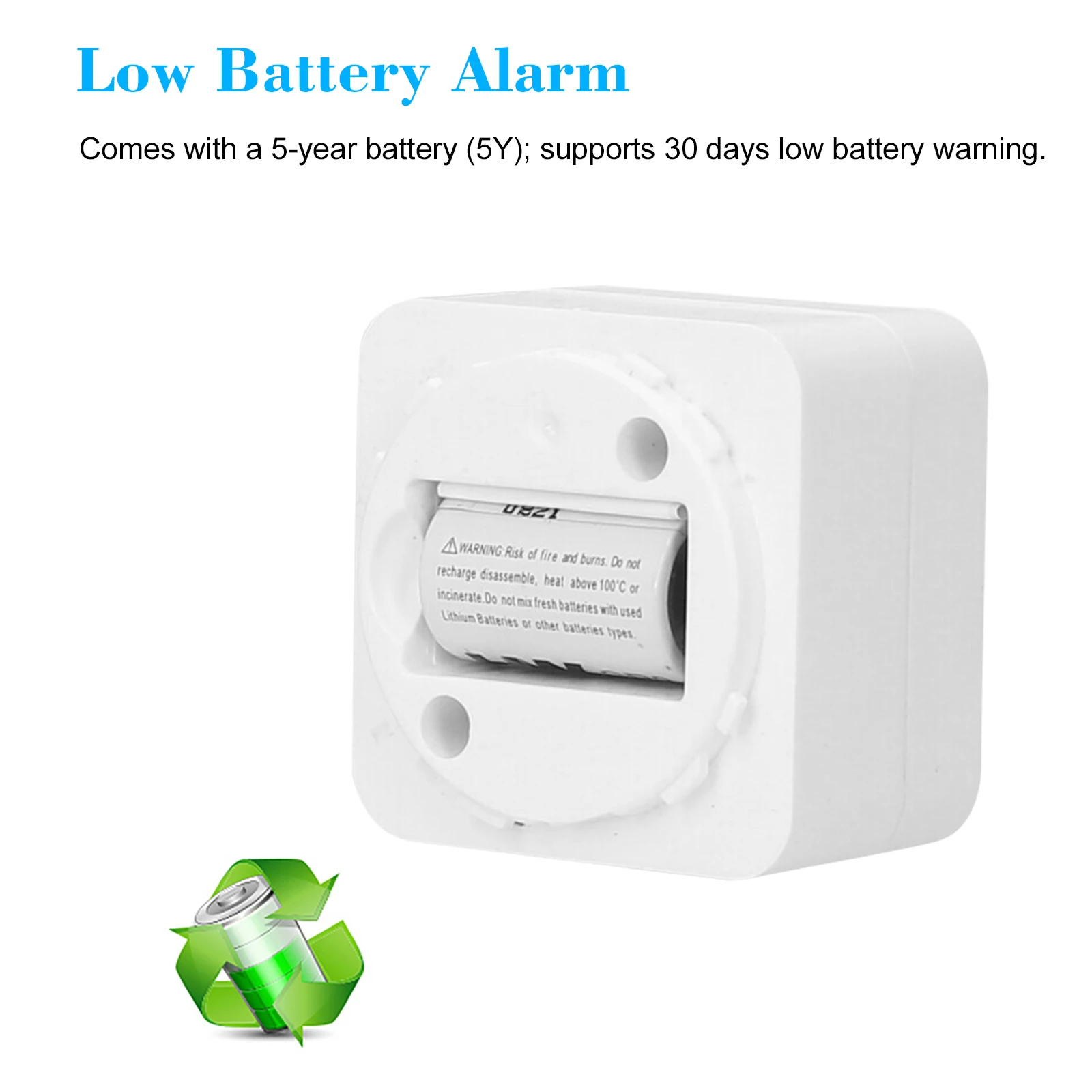 Тепловой Детектор Сигнализации С Фиксированной Температурой 5-летний Срок