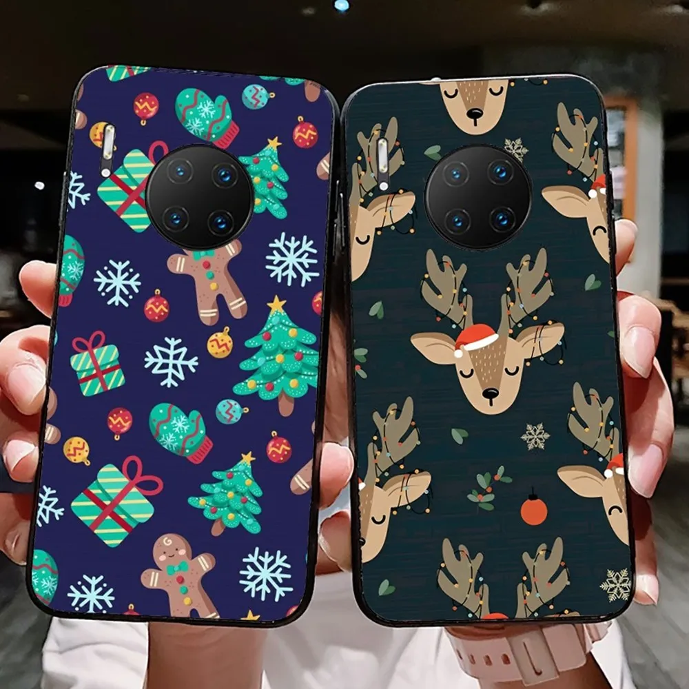 Чехол для телефона Merry Chrismas Huawei Mate 10 20 30 40 50 lite pro Nova 3 3i 5 6 SE 7 7SE