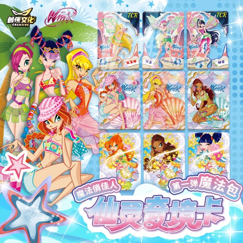 Натуральная карта Winx Club волшебная сумка сказочная карты Fairy Wonderland Bloom Stella Flora