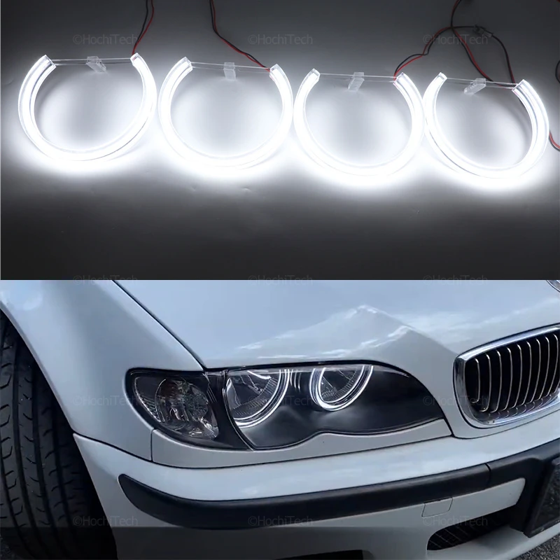 Ангельские глазки BMW 131мм желтые