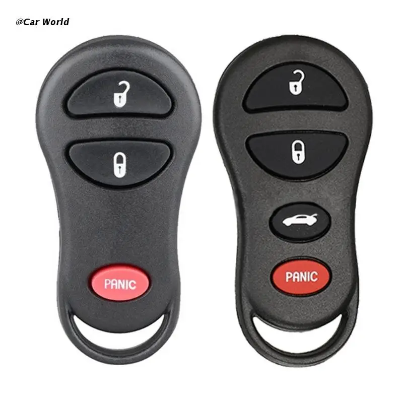 

6XDB износостойкий корпус ключа дистанционного управления для автомобиля 3/4 замена крышки кнопок черный пластиковый корпус