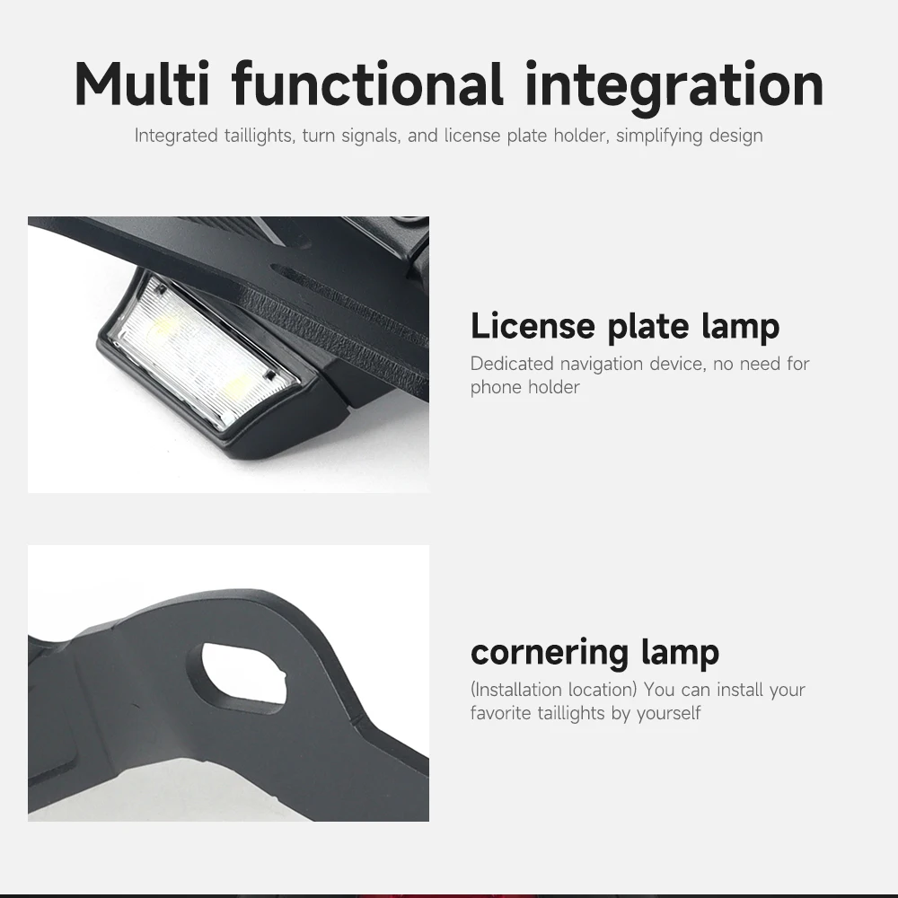 Задний короткий хвост мотоцикла аккуратный держатель номерного знака кронштейн