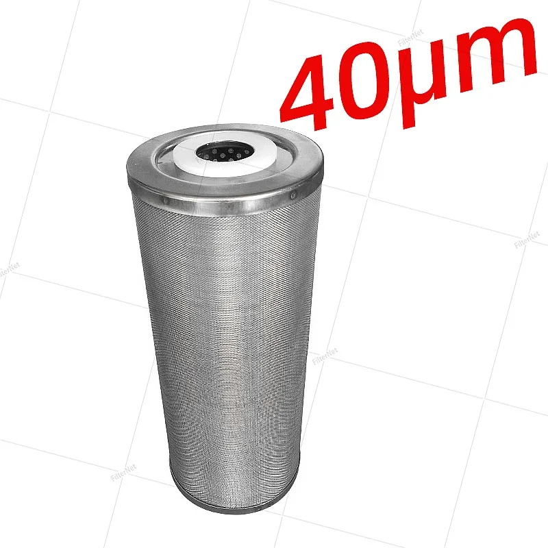 Запчасти для фильтров для воды: картридж из нержавеющей стали Jumbo Standard 20x4.5 дюймов, 1-400 микрон (art.: 3920dabd2b159) - 3920dabd2b159