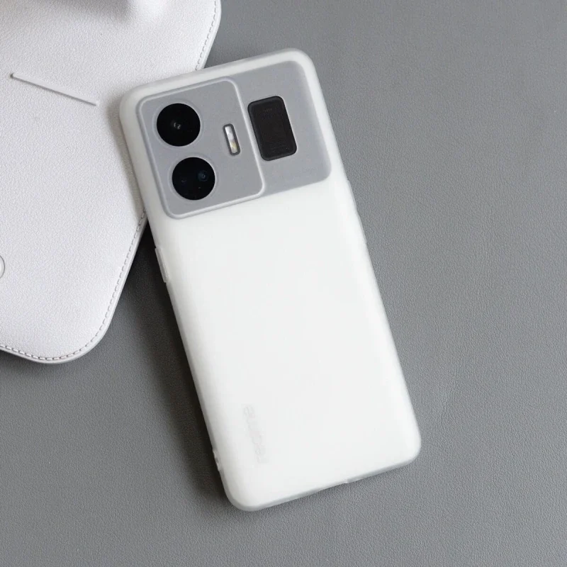 Матовая прозрачная искусственная кожа для Realme GT Neo 5 GT3 тонкий мягкий силиконовый