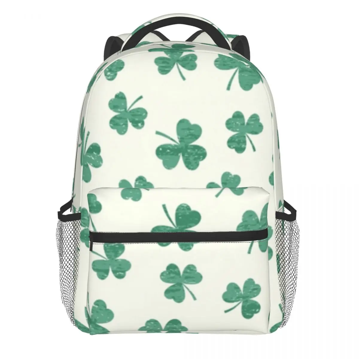 

Dancing Shamrocks Backpack Boy Gril St Patricks Day Durable Backpacks Elegant High School Bags College High Quality Rucksack